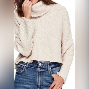 Free People Big Easy Cowl Neck Drop Sweater XS